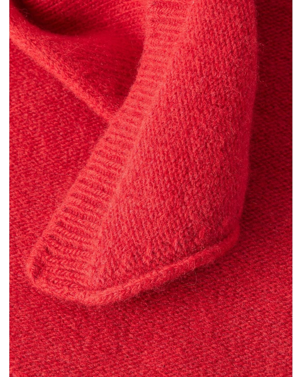 Rohe Red Wool-Blend Scarf