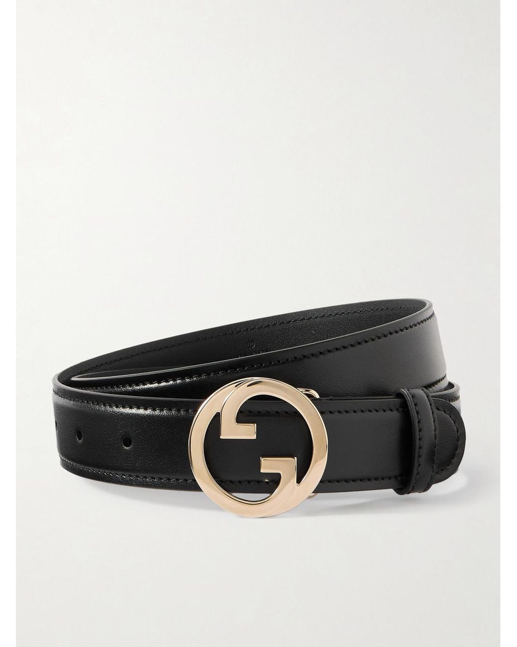 Gucci Black Blondie Leather Belt