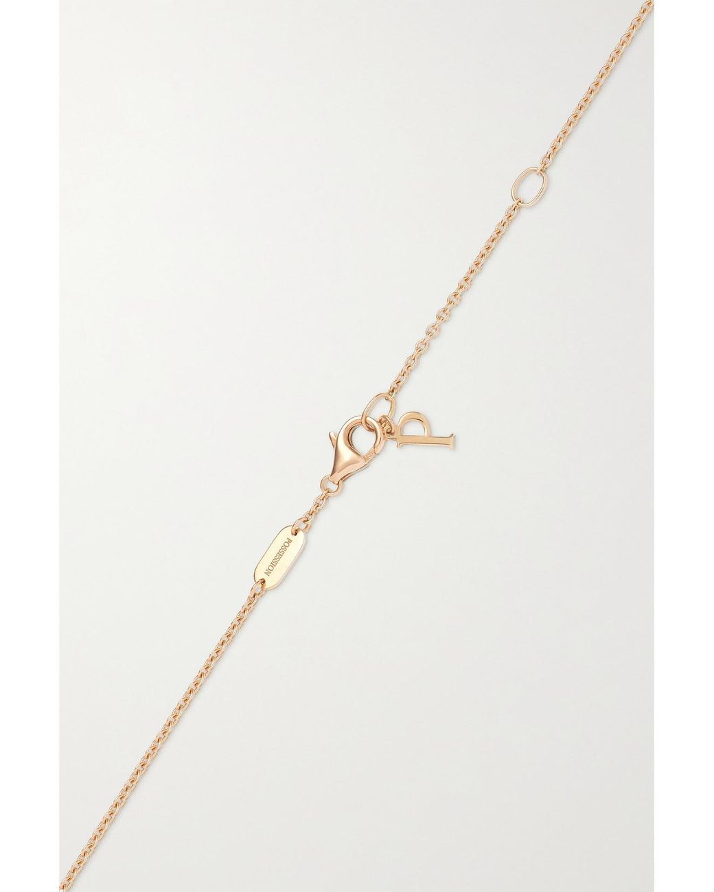 Piaget White Possession 18-Karat Rose, And Diamond Necklace