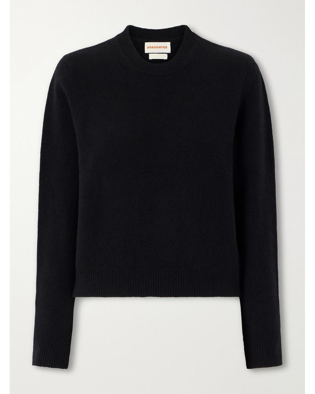 &Daughter Black Sligo Wool Sweater