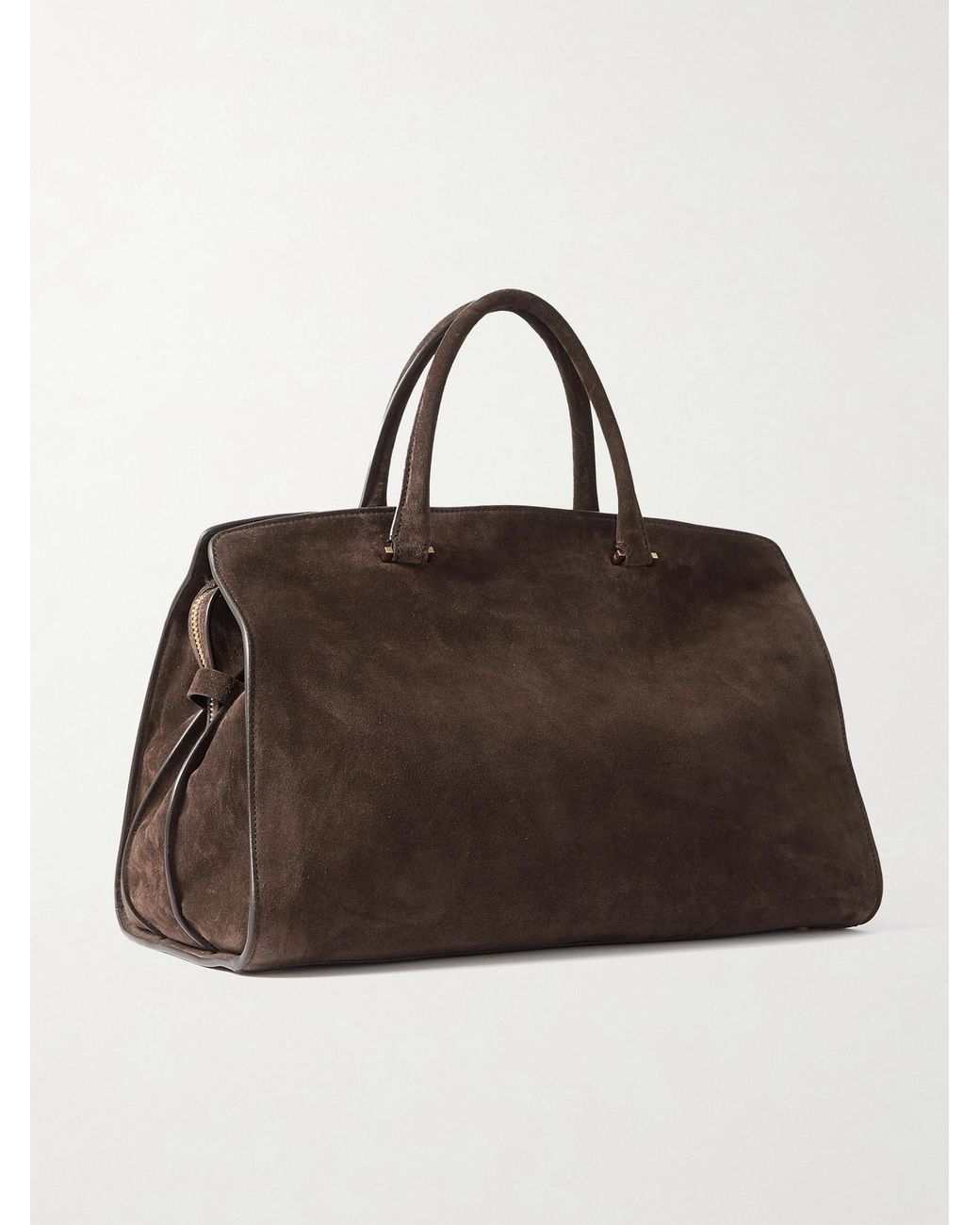 Metier Brown Private Eye Medium Suede Tote