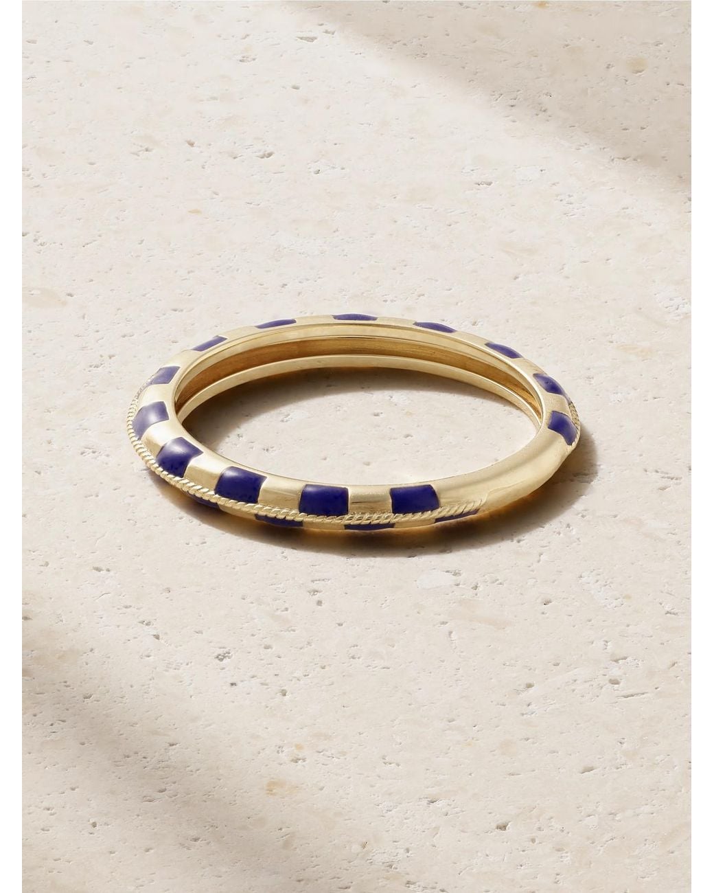 Yvonne Léon Natural Nano Alliance 9-Karat And Enamel Ring