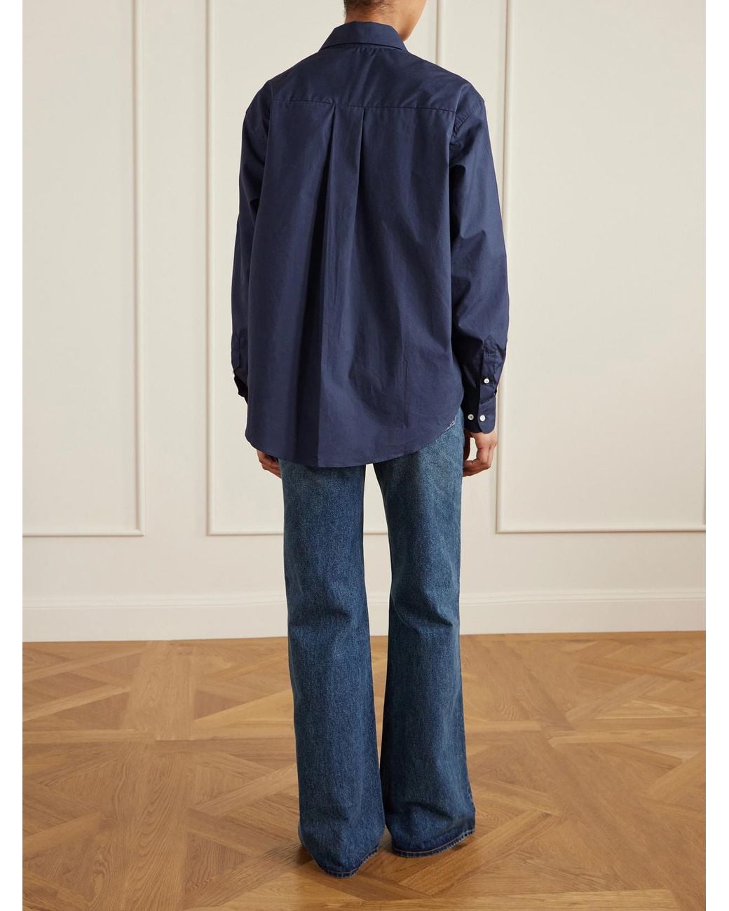 Comme Si Blue Cotton-Poplin Shirt