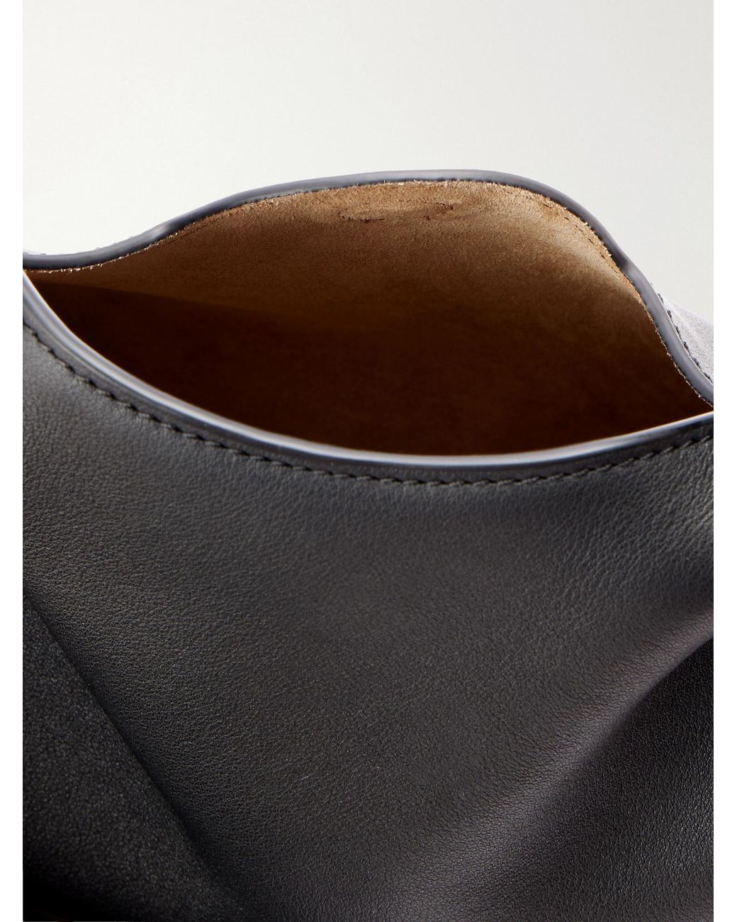 Loewe Black Scarf Mini Knot-Detailed Leather Shoulder Bag