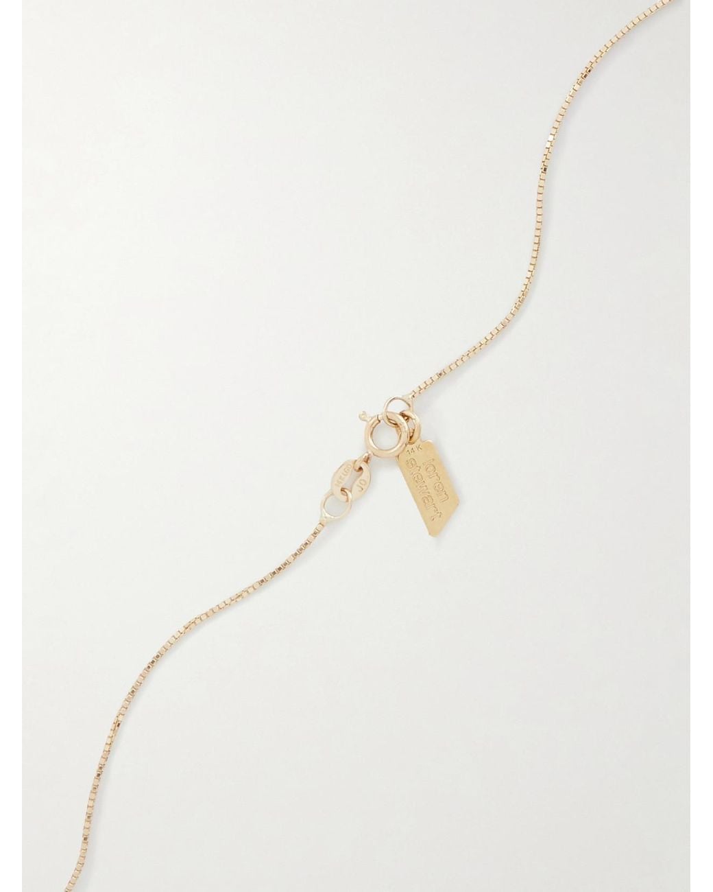 Loren Stewart White Carmilla, Garnet And Topaz Necklace