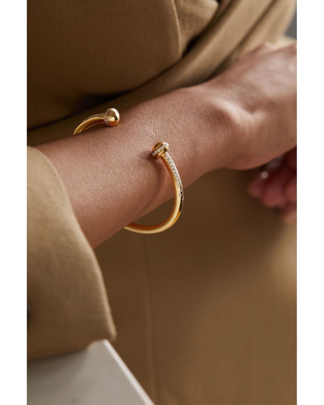 Piaget Metallic Possession 18-Karat Diamond Cuff