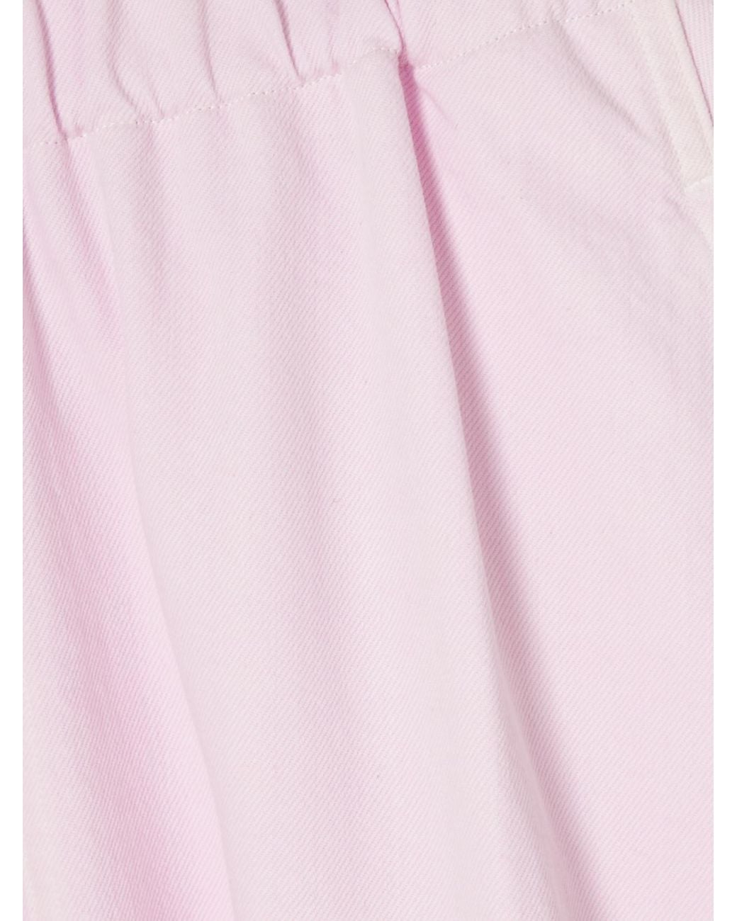 Agolde Pink Maria Mcmanus Organic Denim Midi Skirt