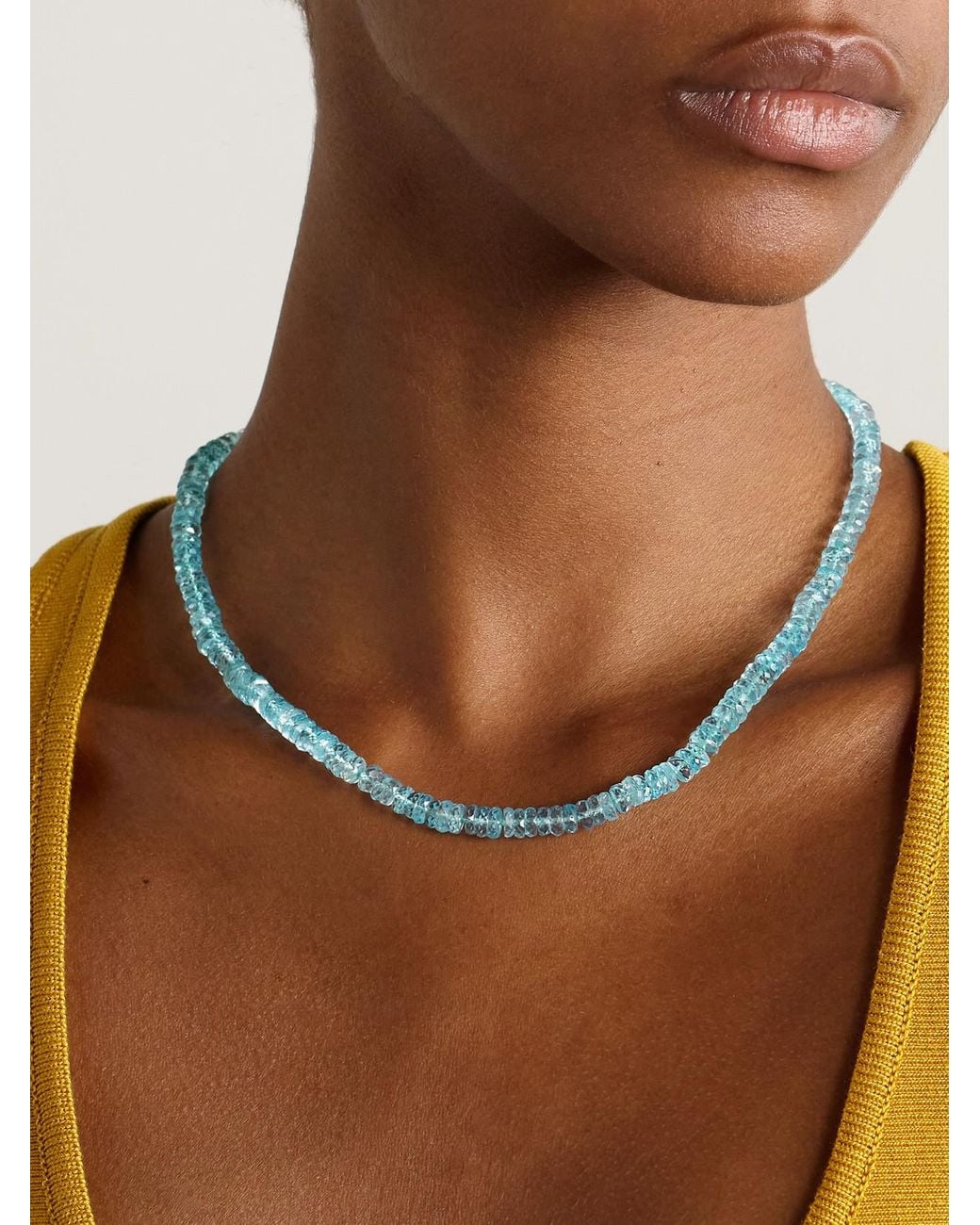 JIA JIA Blue Apatite Necklace