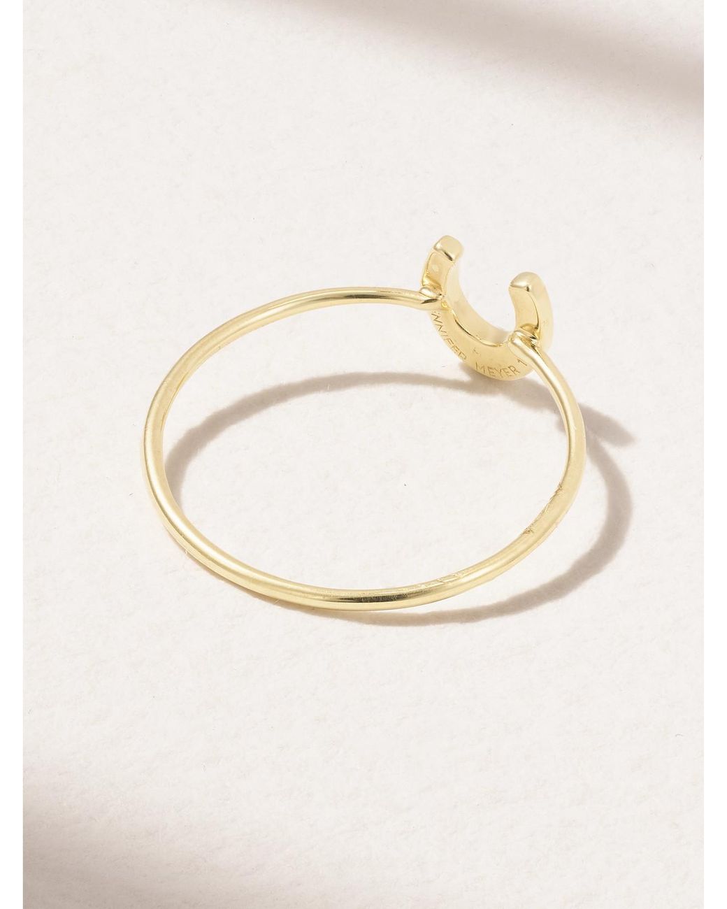 Jennifer Meyer Natural 18-Karat Diamond Ring