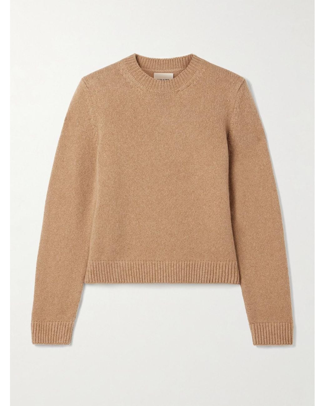 Khaite Natural Leta Cashmere Sweater