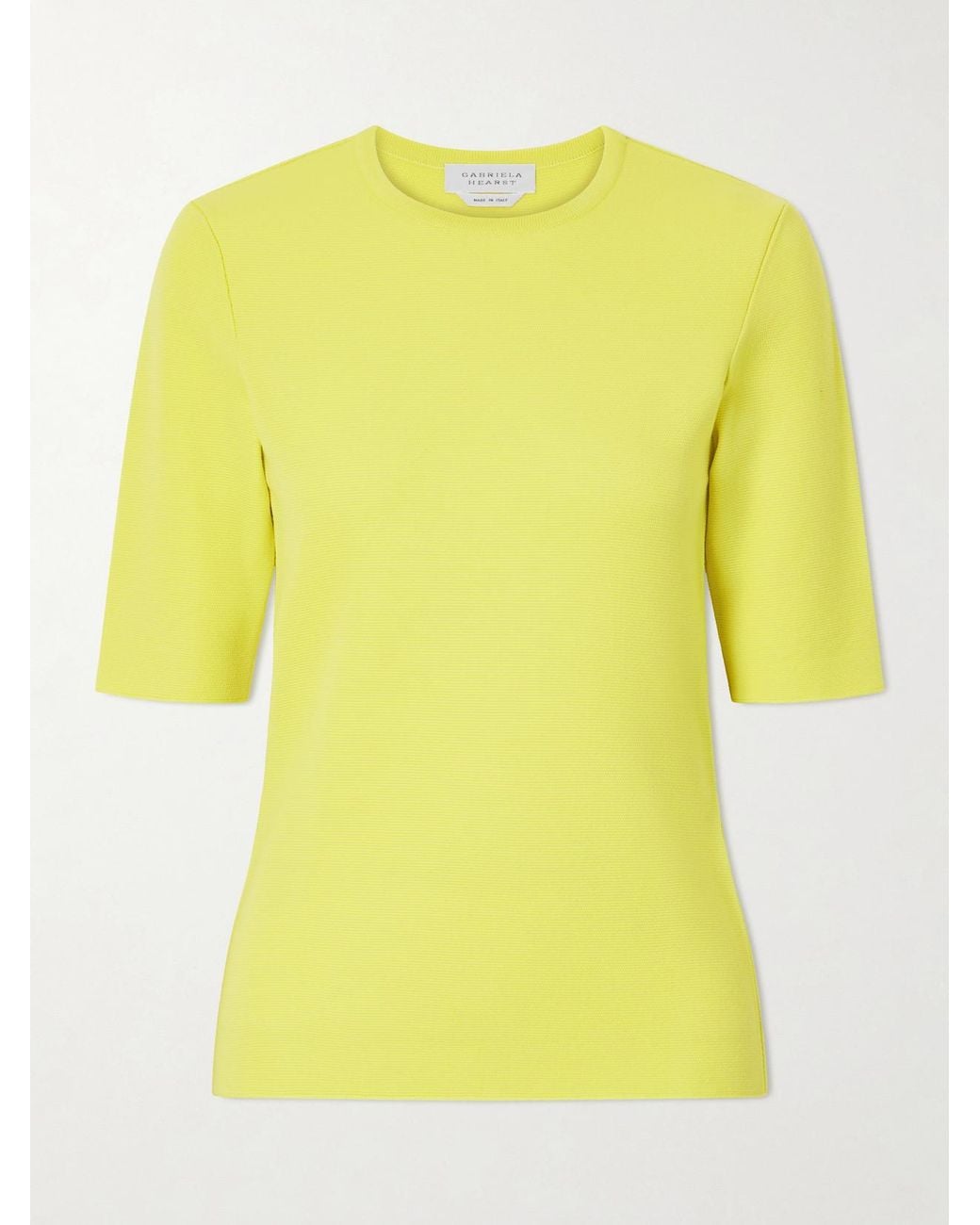 Gabriela Hearst Yellow Axis Wool Knitwear