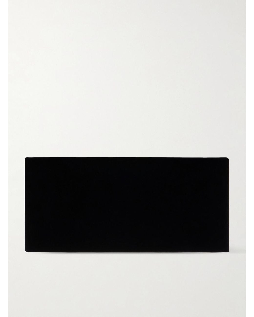 Tom Ford Black Arc Velvet Clutch