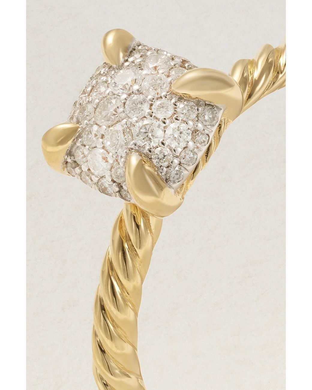 David Yurman Natural Chatelaine 18-Karat Diamond Ring