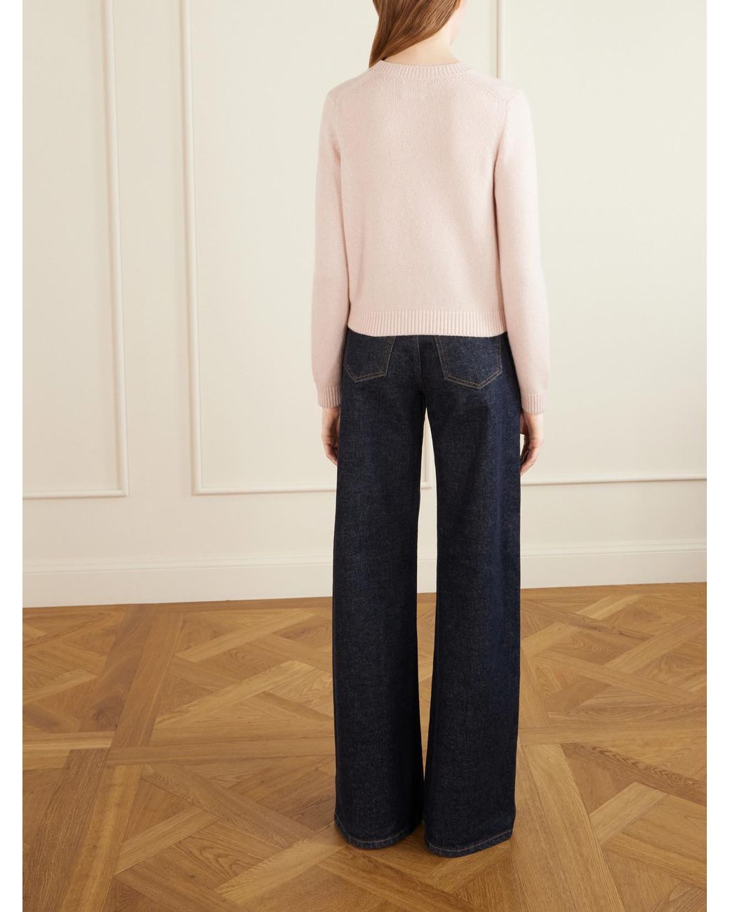 Khaite Natural Leta Cashmere Sweater