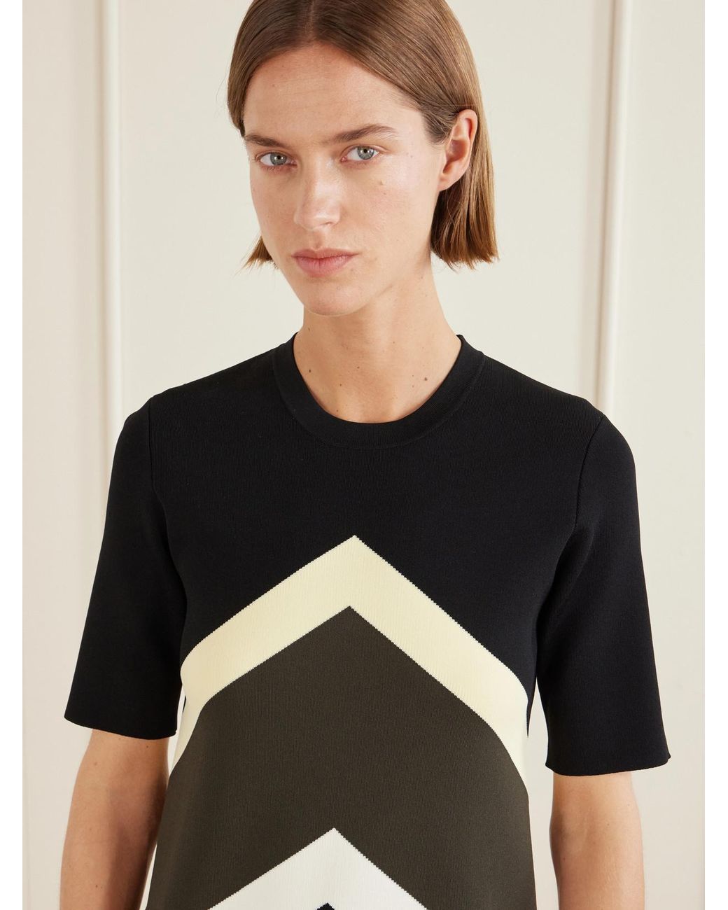 Totême Blue Striped Jersey T-Shirt