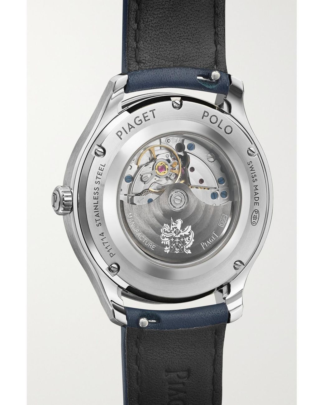 Piaget Blue Polo Date Automatic Stainless Steel Watch
