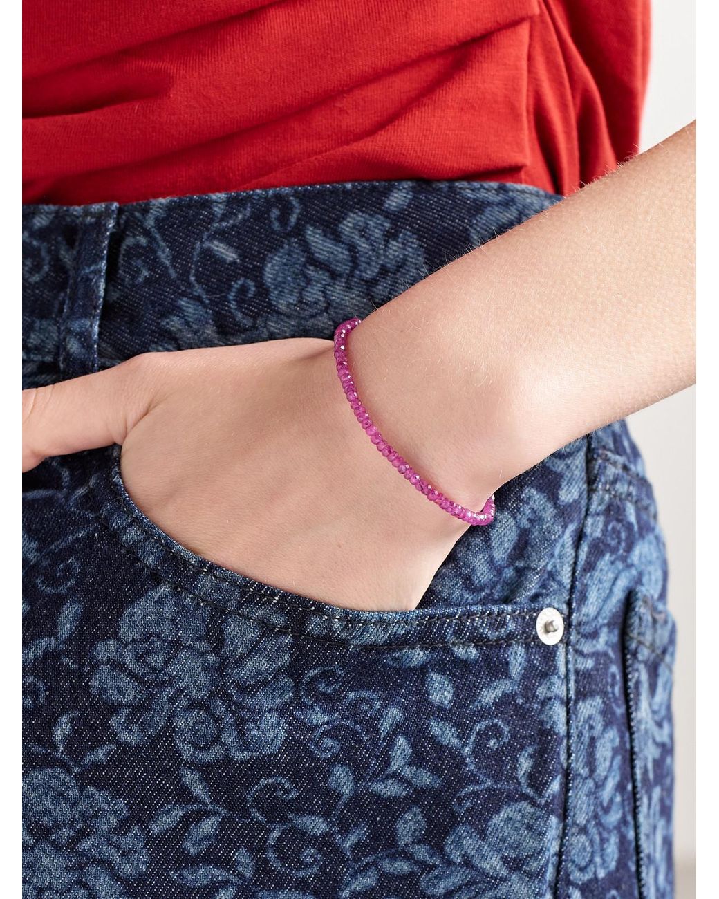 JIA JIA Pink Star Sapphire Bracelet