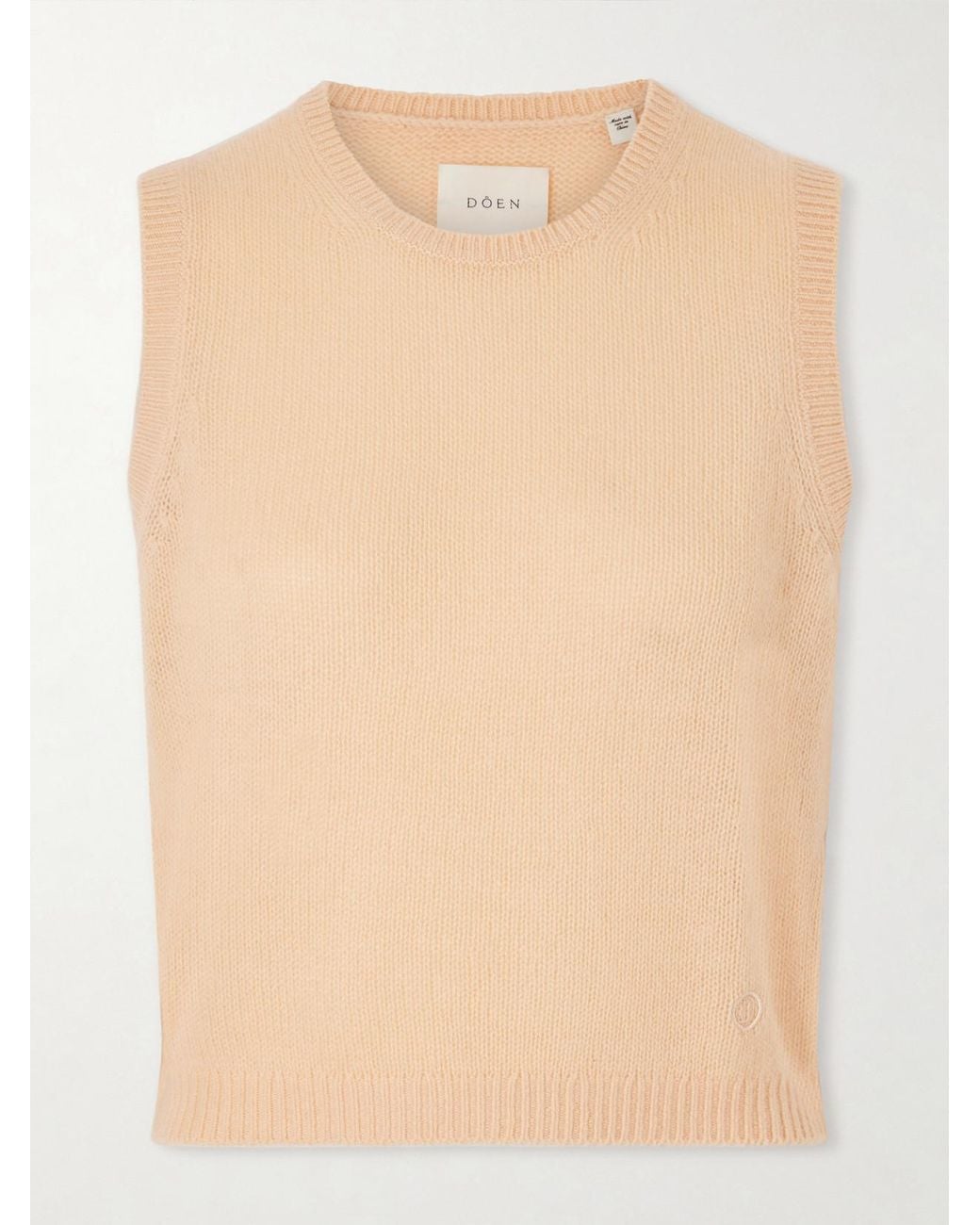 Doen Natural Louden Cashmere Vest