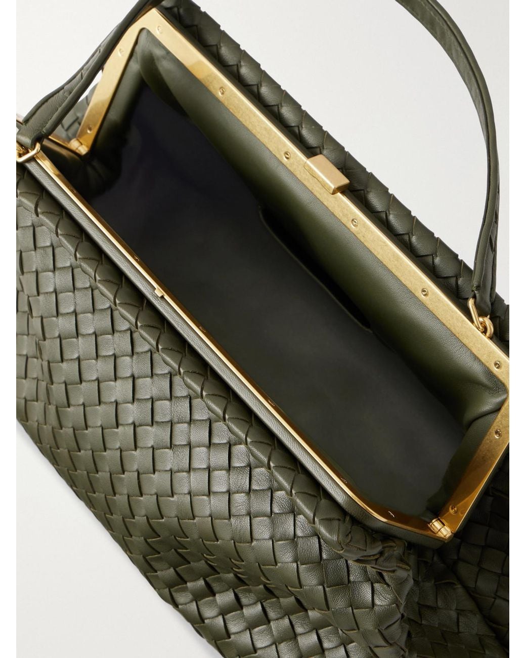 Bottega Veneta Green The 1988 Intrecciato Leather Shoulder Bag