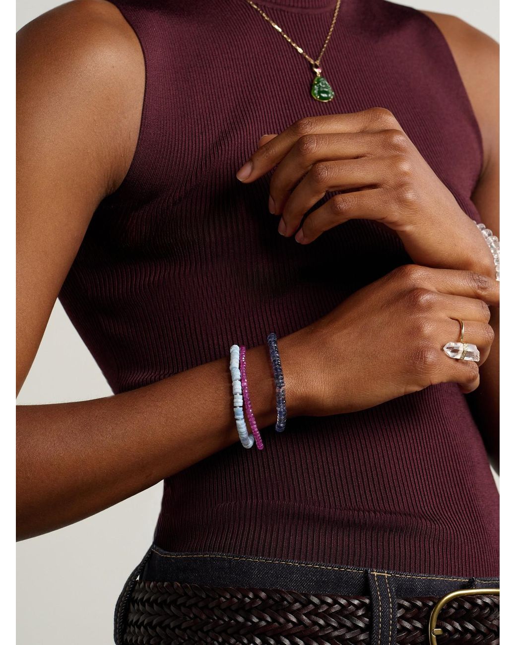 JIA JIA Natural Iolite Bracelet