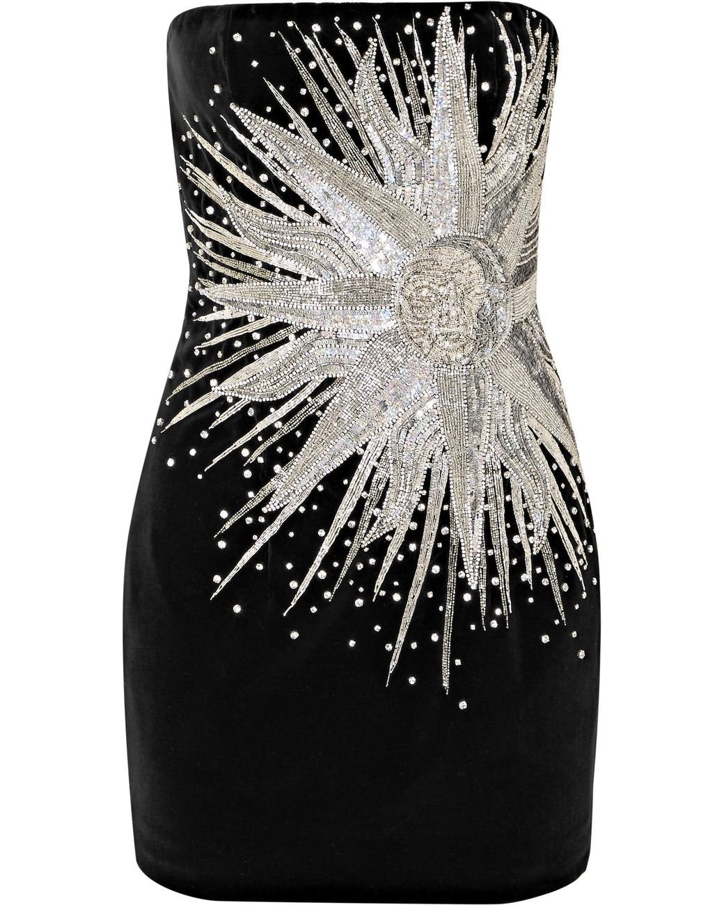 Balmain black and silver dress 2025