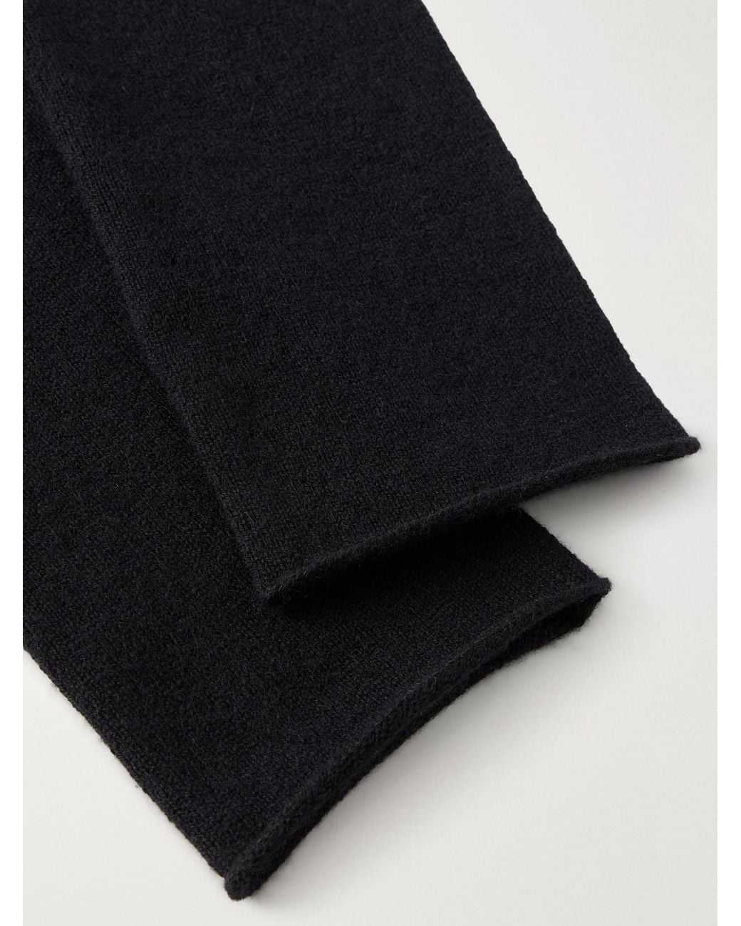 Lisa Yang Black Aspen Cashmere Fingerless Gloves