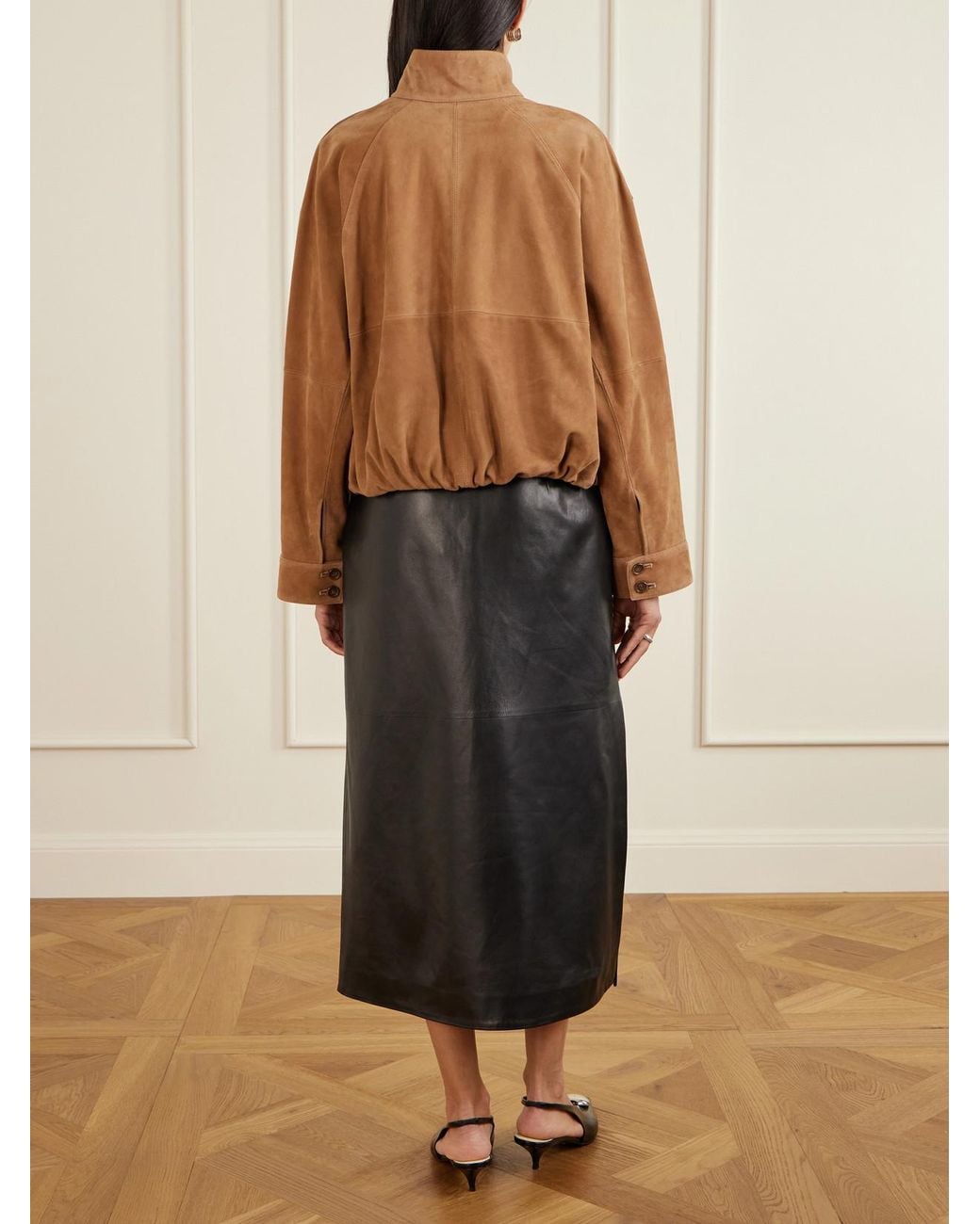 Jonathan Simkhai Brown Marley Suede Jacket