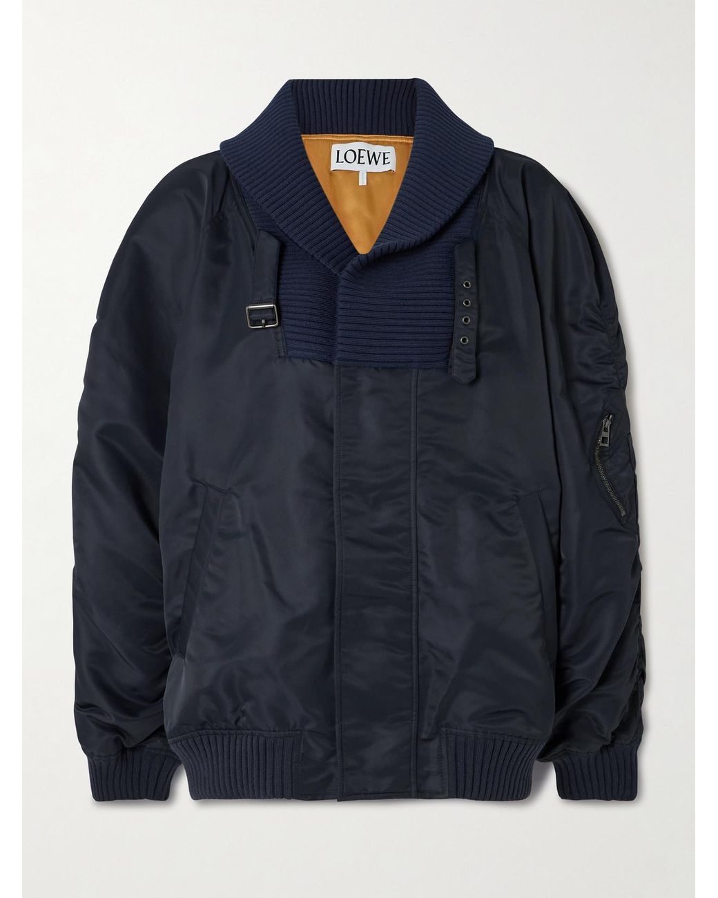 【国内発送】LOEWE ジャケット Oversized shell bomber jacket LOEWE Shawl-Collar Oversized-Fit Shell Bomber Jacket | endource