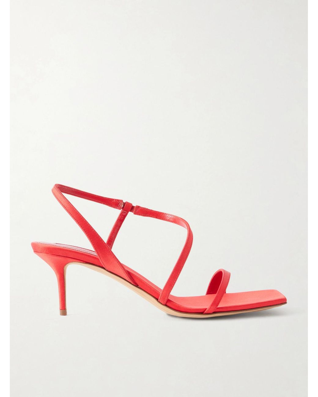 Emme Parsons Red Delicat Satin Pumps