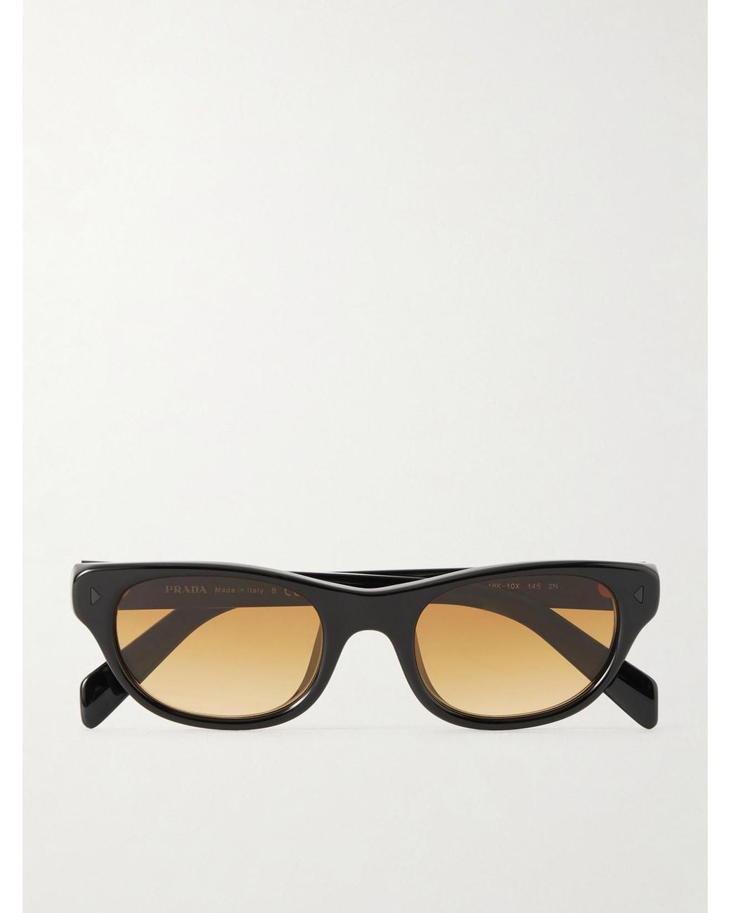 Prada Natural D-Frame Acetate Sunglasses