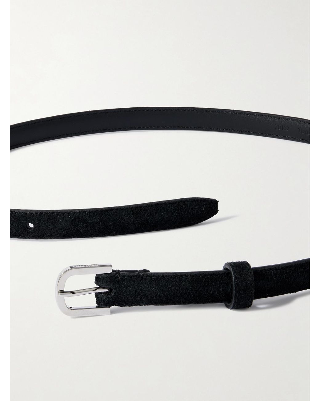 Totême  Black Suede Belt