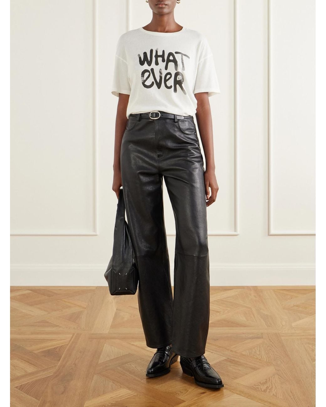 R13 Natural Whatever 13 Printed Cotton And Cashmere-Blend Jersey T-Shirt