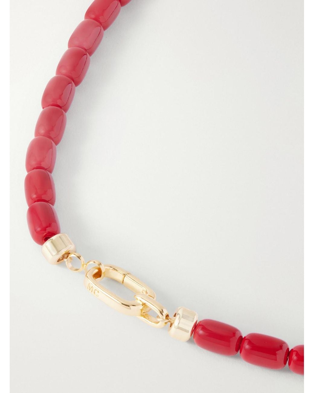 Joolz by Martha Calvo Pink Alba-Plated Glass Necklace