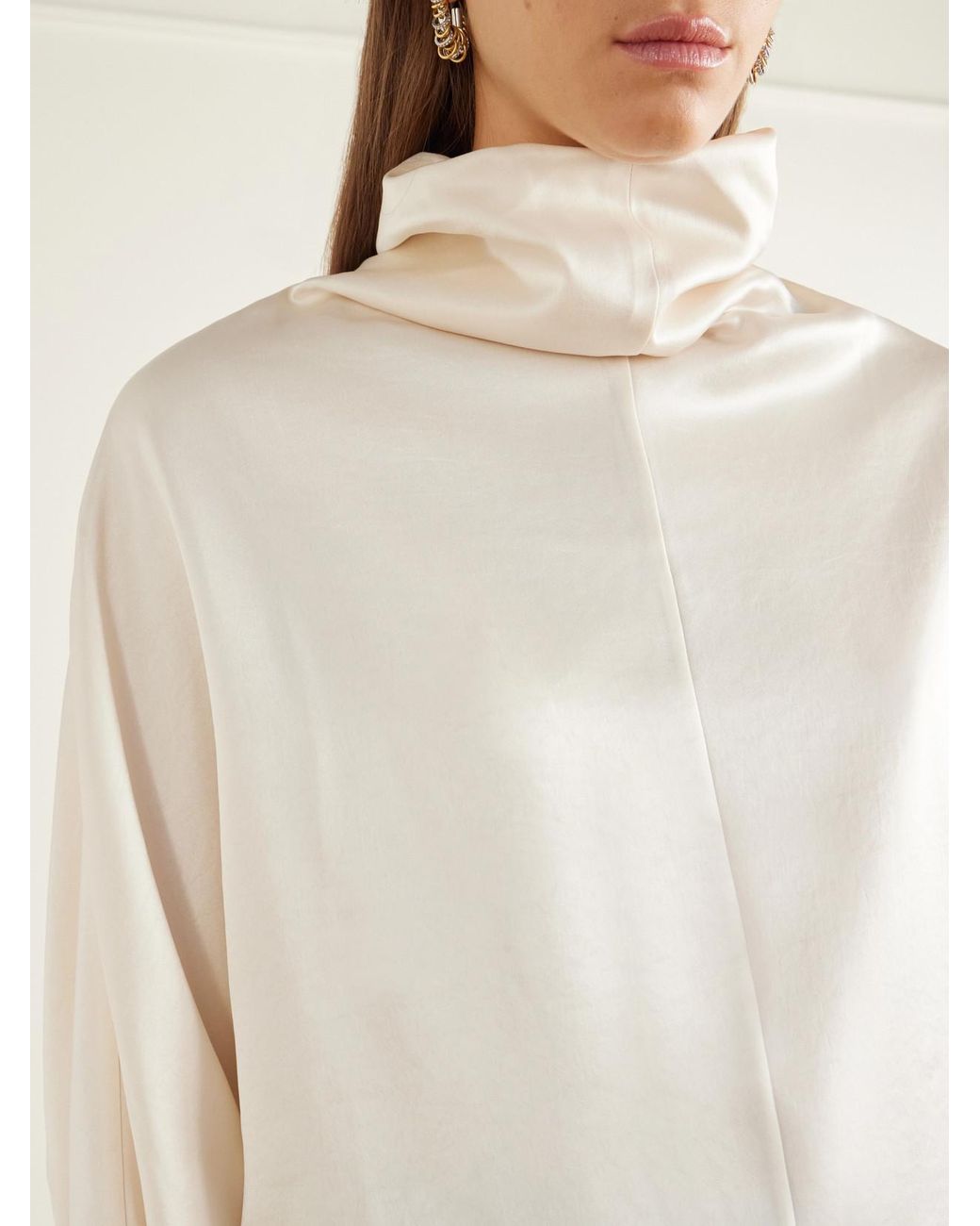 Citizens of Humanity White Ilaria Satin Blouse