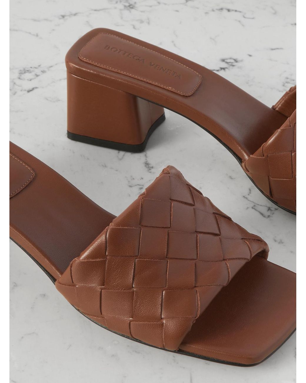 Bottega Veneta Brown Mule Sandal