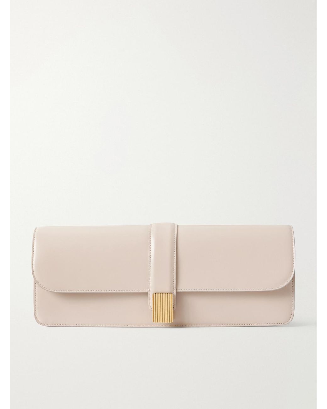 Khaite Natural Blake Leather Clutch