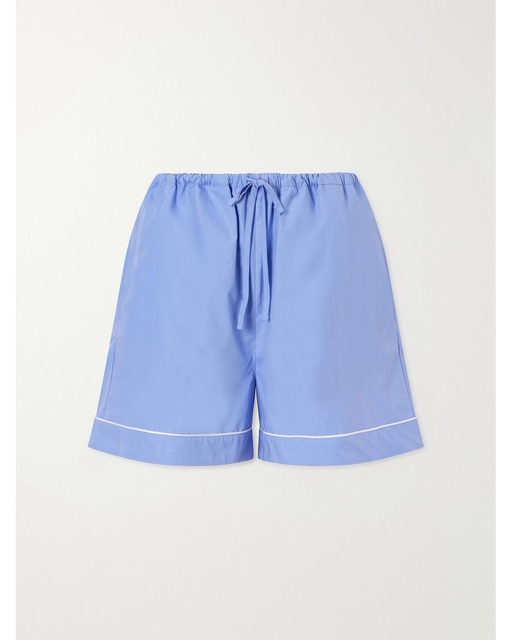Rohe Blue Cotton-Poplin Shorts