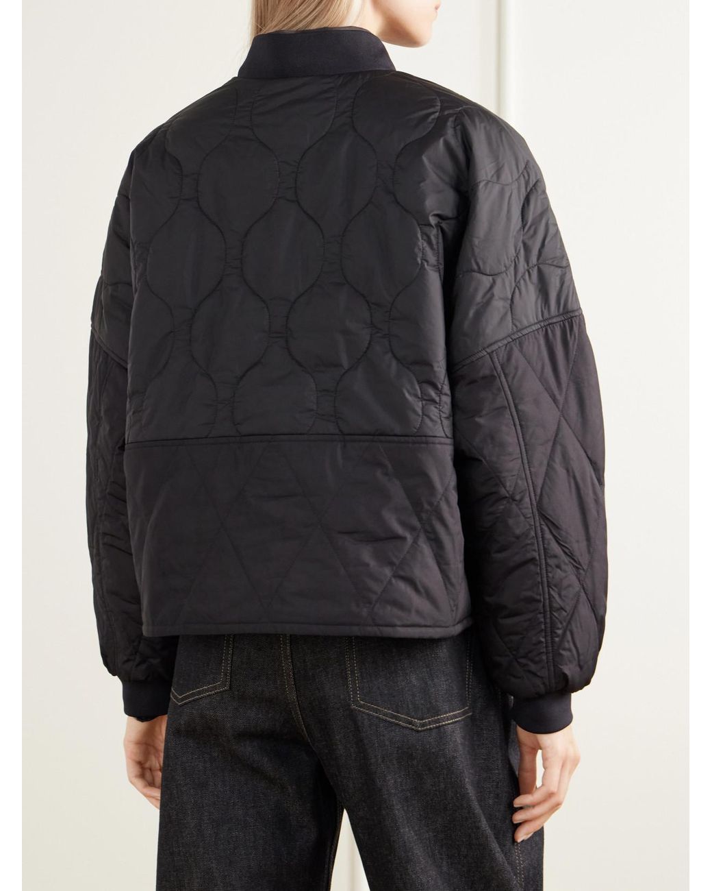 Barbour Blue Ravenshill Reversible Quilted Checked Shell Jacket