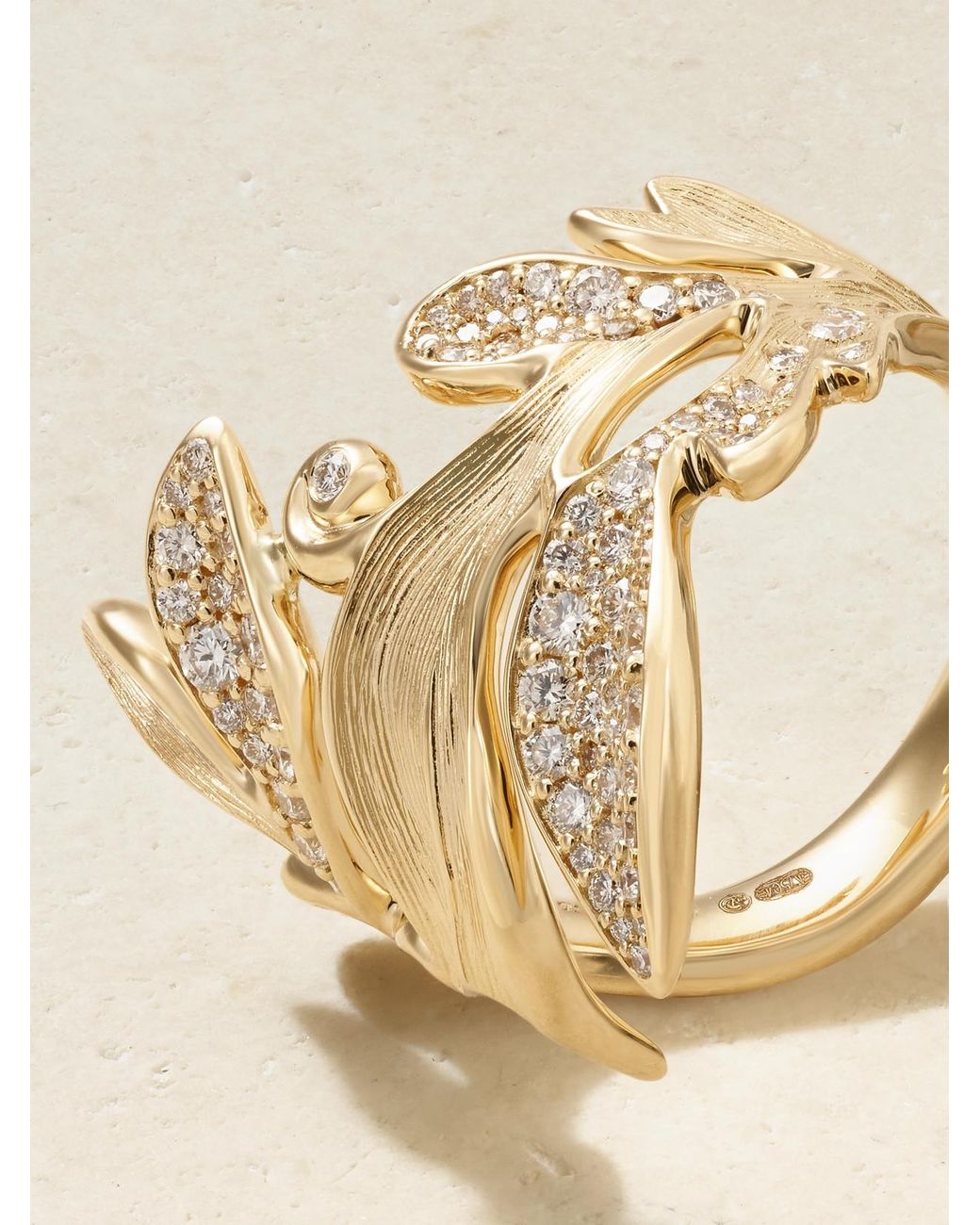 Ole Lynggaard Copenhagen Natural Forest 18-Karat Diamond Ring