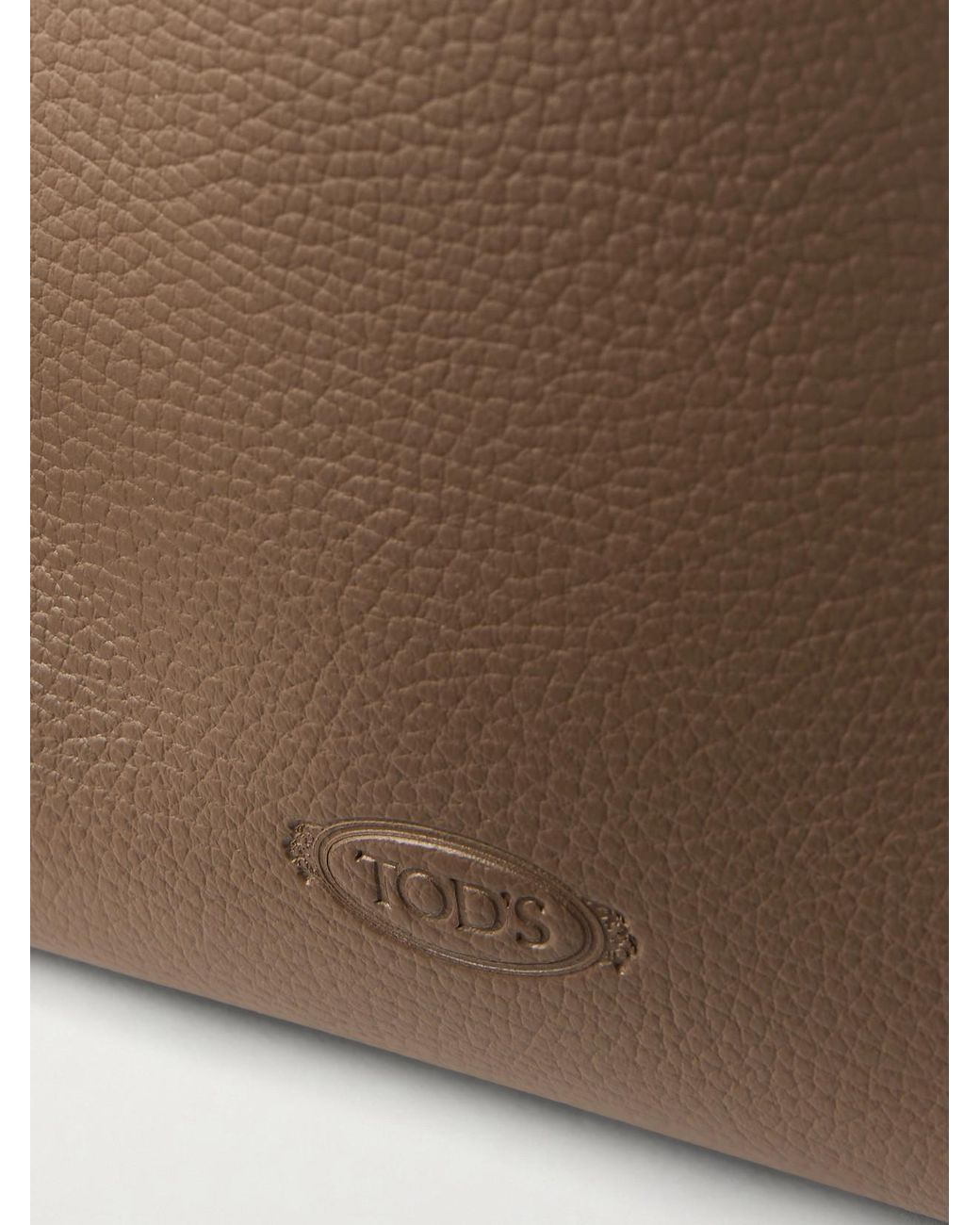 Tod's Gray Secchiello Small Leather Bag