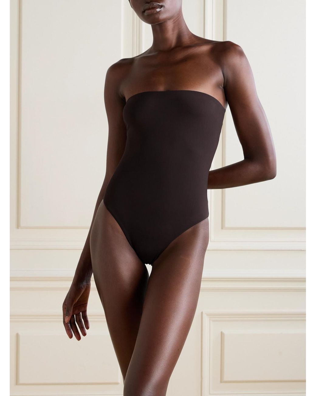 Lido Black Sedici Bandeau Swimsuit