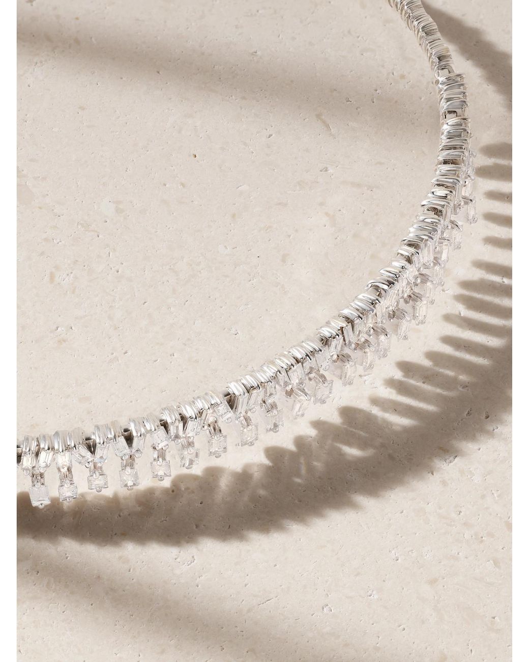 Suzanne Kalan Natural 18-Karat Diamond Necklace