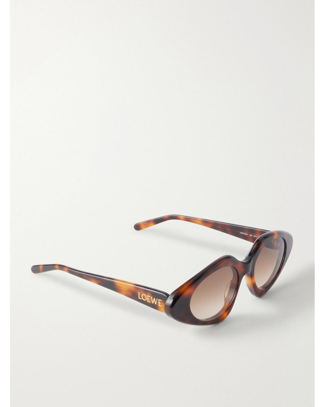 Loewe Multicolor Slim Cat-Eye Acetate Sunglasses