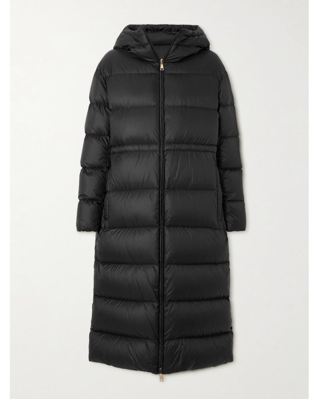 Moncler Black Boulogne Reversible Hooded Quilted Down Coat