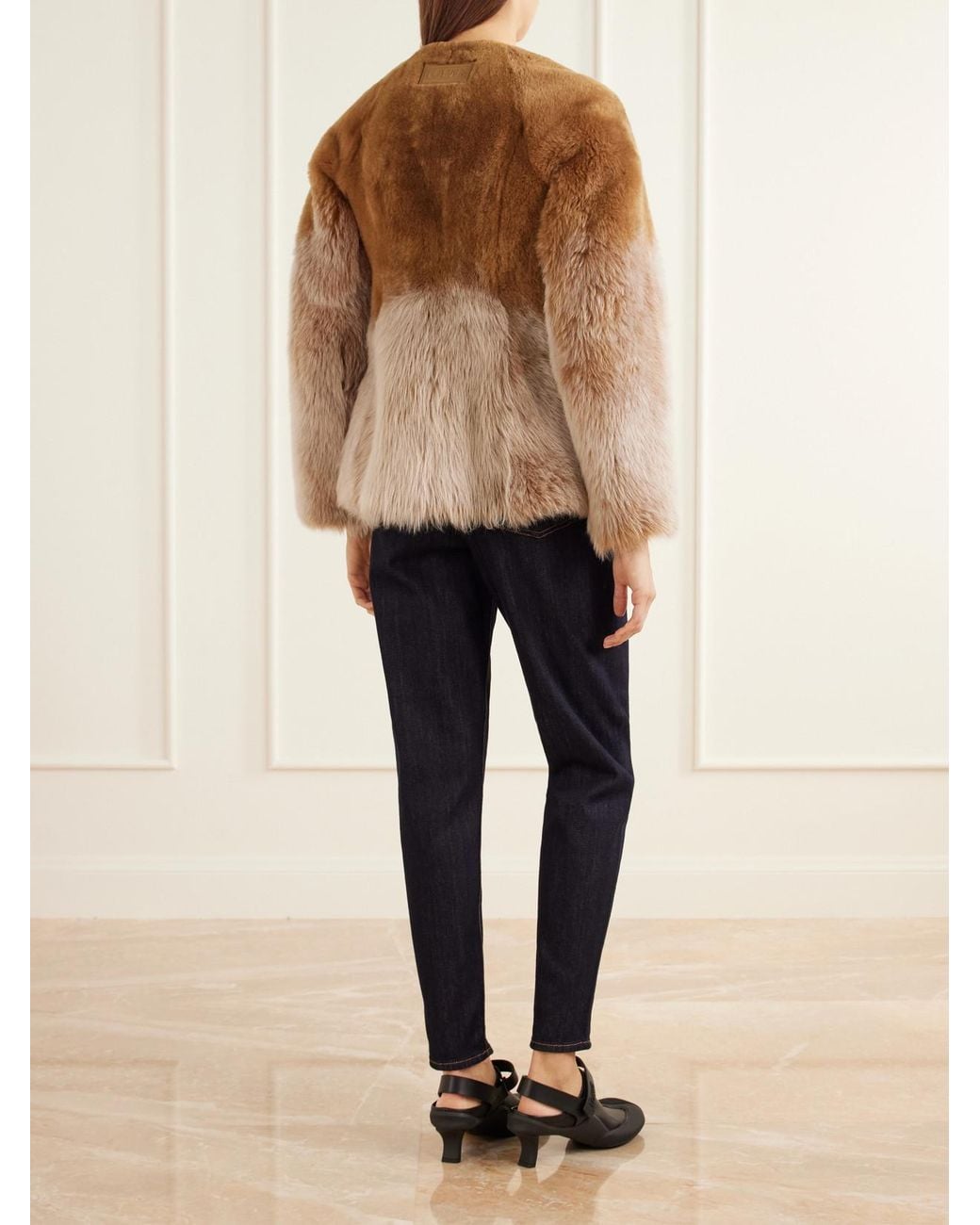 Loewe Brown Shearling Jacket