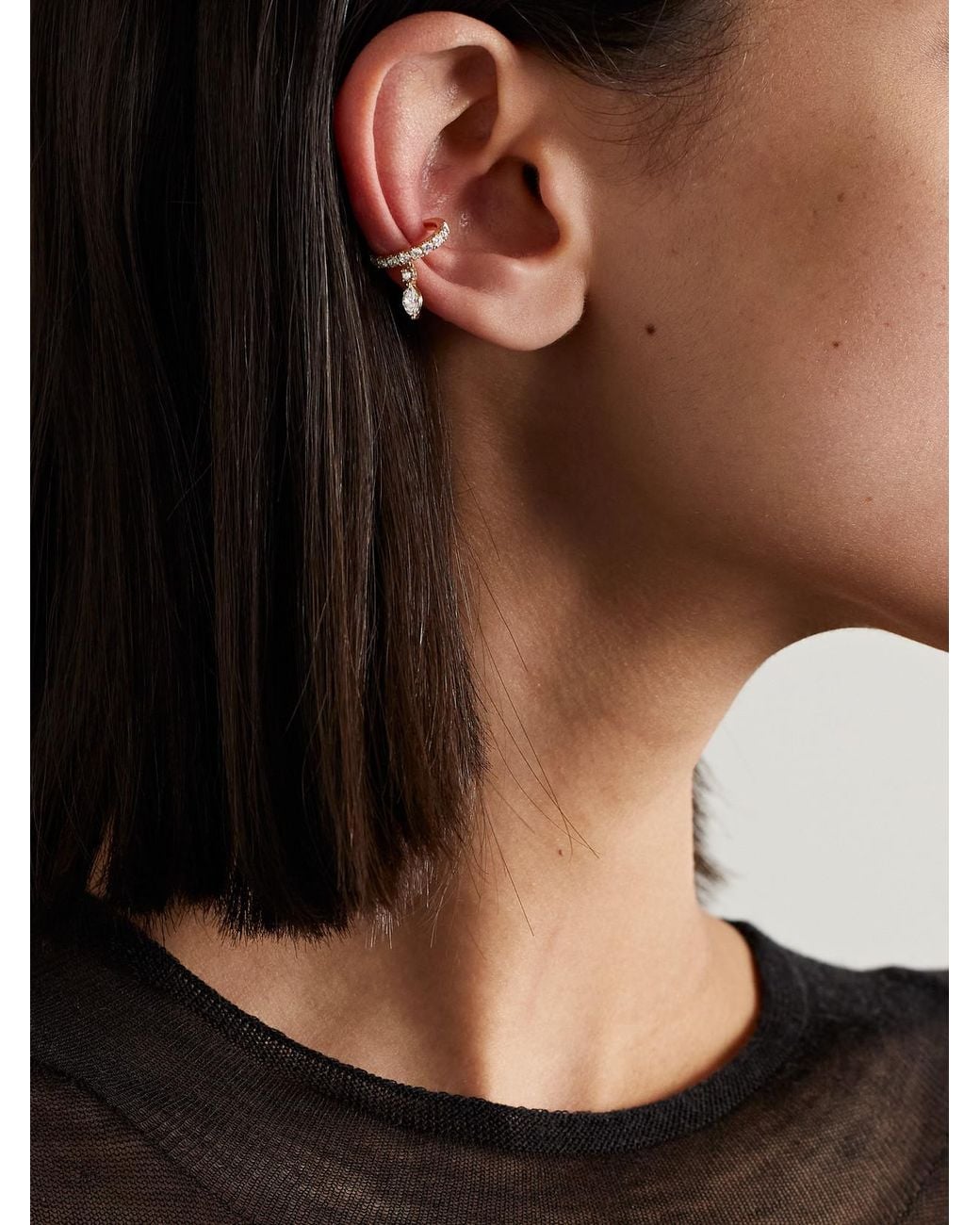 Anita Ko Natural Daphne 18-Karat Diamond Ear Cuff