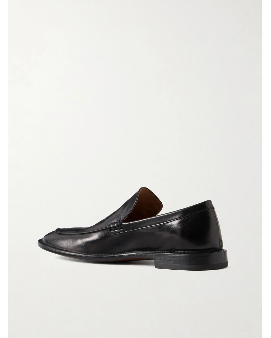 Calvin Klein Black Lido Leather Loafers