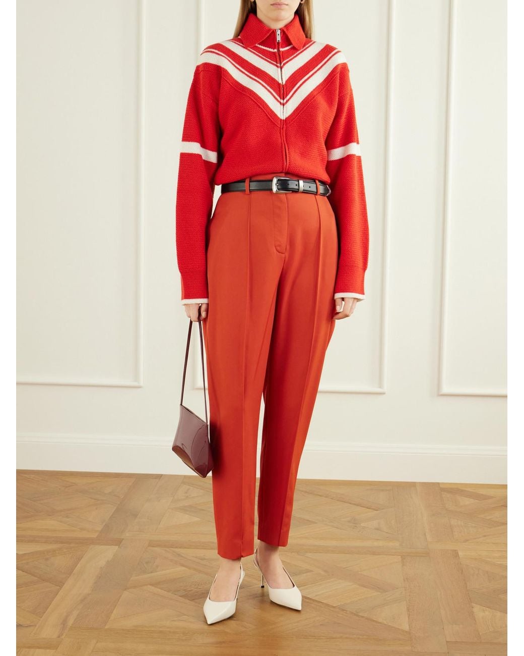Stella McCartney Tapered Wool Pants