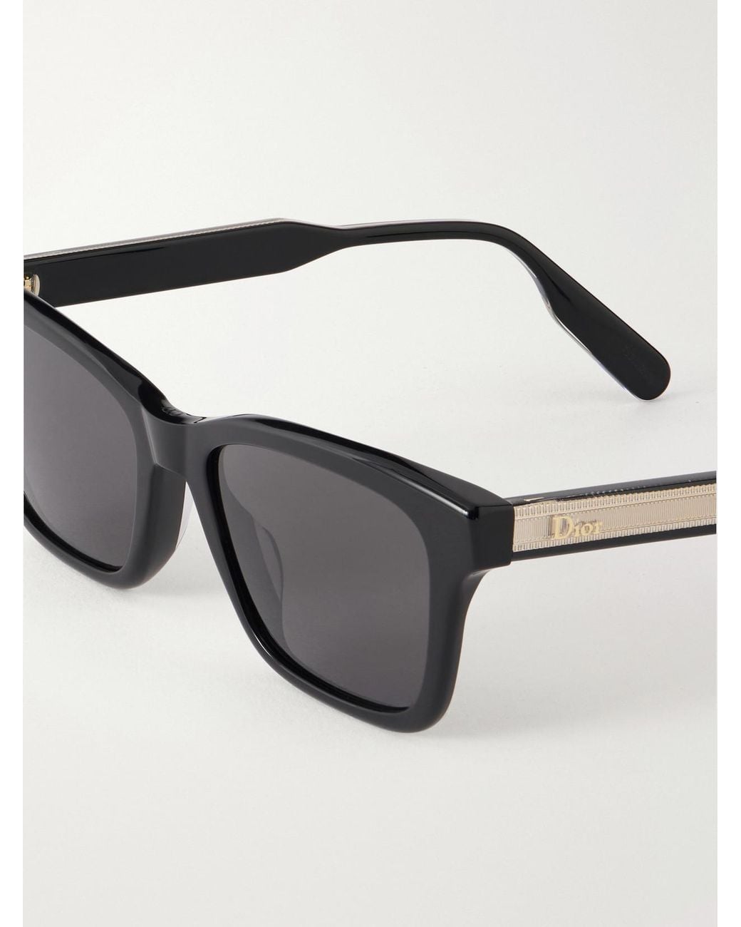 Dior Black Dior Ribbon S2I Square-Frame Acetate Sunglasses