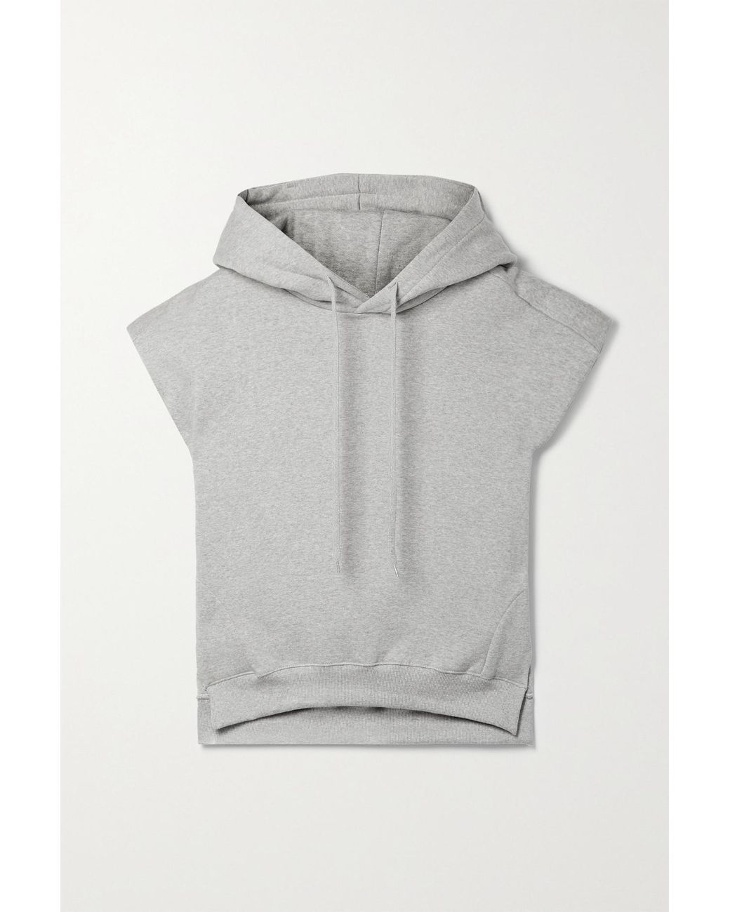 Frankie Shop Alex Oversized Cottonjersey Hoodie in Gray Lyst